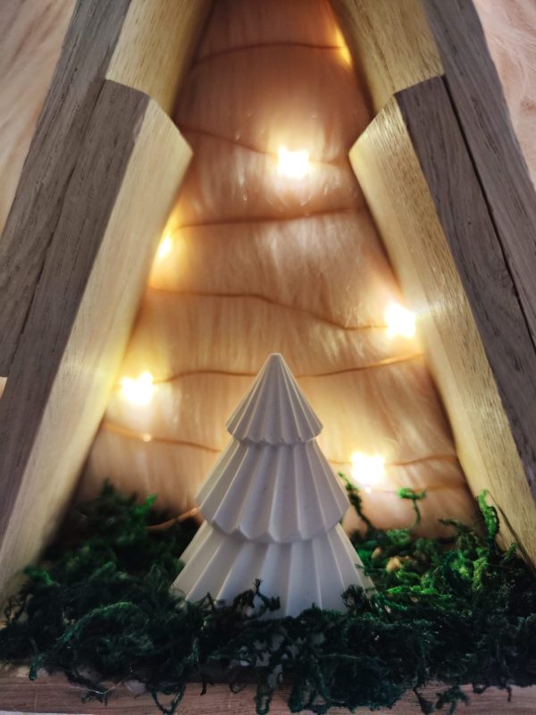 Holzbäumchen "Winter" mit LED-Beleuchtung - Image 4